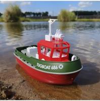 Heng Long 1/72 Tug Boat 686 RTR - Groen - thumbnail