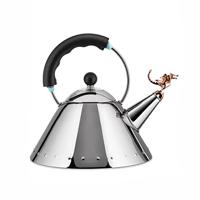 Alessi Fluitketel Tea Rex - 9093REX B - Zwart - 2 liter - door Micheal Graves - thumbnail