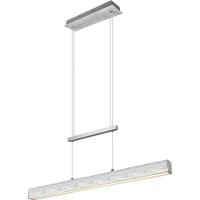 LED Hanglamp - Trion Parola Up and Down - 31W - Warm Wit 3000K - Dimbaar - Rechthoek - Mat Grijs - Aluminium - thumbnail