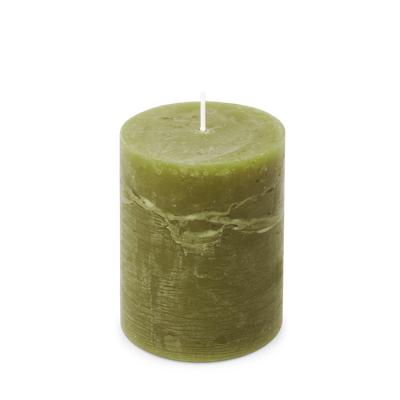 Kaars rustiek 80/110 mm olijfgroen Spaas - Spaas Kaars rustiek 80/110 mm olijfgroen Spaas - Spaas