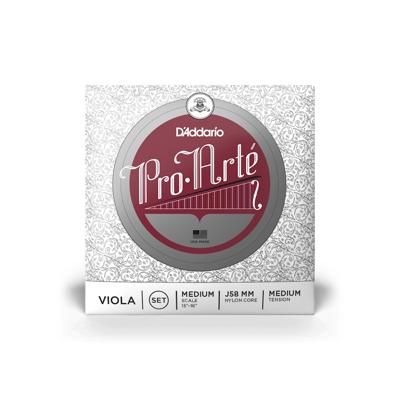 D'Addario J58 MM Pro-Arté Viola String Set,Medium Scale,Medium Tension Altvioolsnaarset