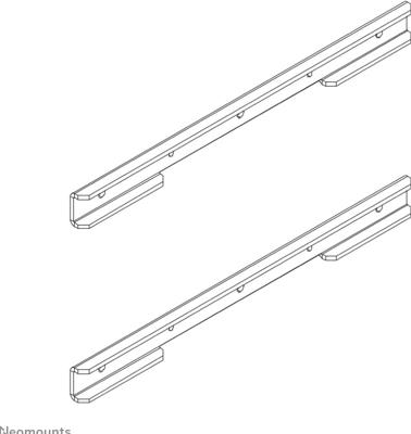 NeoMounts FPMA-VESA120 montagekit VESA 75&100 to 200x10