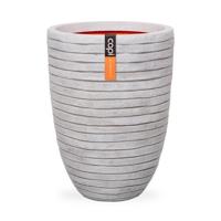 Capi bloempot nature row elegant laag 36x47 cm ivoorkleurig krwi782 - thumbnail