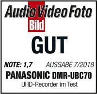 Panasonic DMR-UBC70 UHD-blu-ray-recorder 4K Ultra HD, Twin-HD DVB-C/T2 tuner, High-Resolution Audio, Smart-TV, WiFi, USB recording Zwart - thumbnail