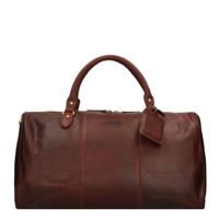 Travelbags The Weekender Duffel cognac Weekendtas - thumbnail