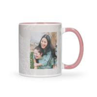 Mok met foto en tekst - Roze - 325 ml - thumbnail