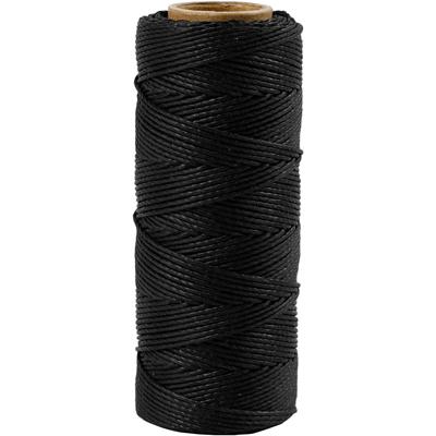 Creativ Company Bamboekoord, dikte 1 mm, zwart, 65 m/ 1 rol