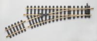 G Piko rails 35222 Wissel, Links 480 mm 22.5 ° 1243 mm 1 stuk(s) - thumbnail