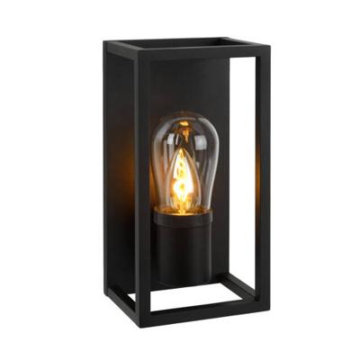 Lucide CARLYN - Wandlamp Badkamer - 1xE14 - IP54 - Zwart Lucide CARLYN - Wandlamp Badkamer - 1xE14 - IP54 - Zwart