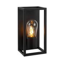 Lucide CARLYN - Wandlamp Badkamer - 1xE14 - IP54 - Zwart - thumbnail