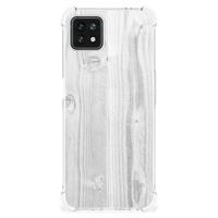 OPPO A53 5G | A73 5G Stevig Telefoonhoesje White Wood - thumbnail