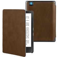 Lunso Kobo Aura Edition 2 hoes (6 inch) - Leren sleepcover - Coffee - thumbnail