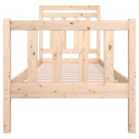 Bedframe massief hout 100x200 cm - thumbnail