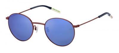 Tommy Hilfiger zonnebril 0030/S cat.3 panto staal rood/blauw