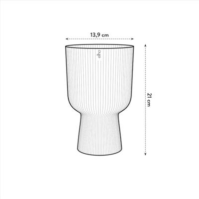 elho bloempot vibes fold coupe d14 h21cm Varengroen