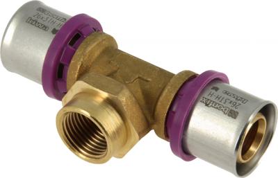 Bonfix Perskoppeling - 2x Alu-pers - 1x Binnendraad - T-koppeling - 26 x 1/2 x 26mm