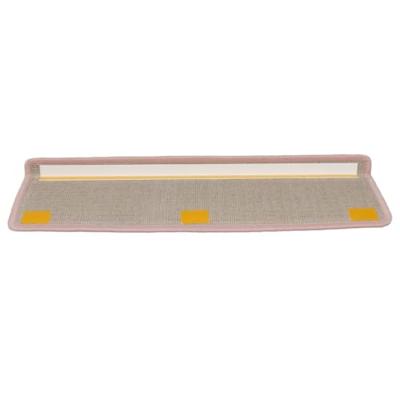VidaXL Trapmatten 15 st 65x21x4 cm wit en roze