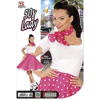 50&apos;s Rok Roze Met Sjaaltje - thumbnail