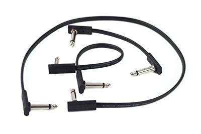 RockBoard Flat Patch Cable mono jack haaks 45 cm - thumbnail
