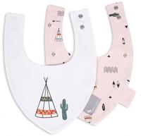 Interbaby bandana-slabbetje Tipi 38 cm katoen - thumbnail