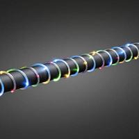 LED Mini lichtslang 4.5V, 2 meter 260 LED, multicolor gekleurde lampjes 3090-500 - thumbnail