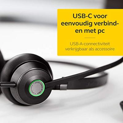 Engage 50 Mono - Koptelefoon - op oor - omkeerbaar - met bekabeling - USB-C