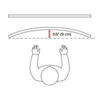 Ergotron 45-684-293 TV-tafelhouder 68,6 cm (27) In hoogte verstelbaar, Kantelbaar - thumbnail