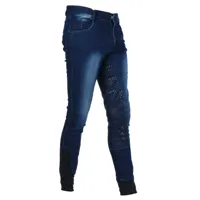 Harrys Horse Liciano FG denim heren rijbroek donkerblauw maat:48 - thumbnail