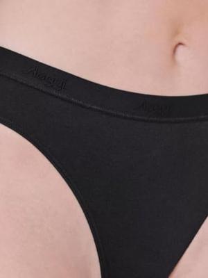 2-pack dames high leg slip Go Casual - Biologisch katoenen hoog opgesneden dames onderbroek - Milieuvriendelijke slips dames