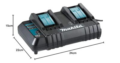 Makita DC18SH Duo oplader LXT - 199687-4
