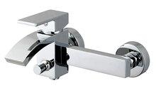 CASCATA ééngreepsmengkraan bad met watervaluitloop, chroom keramische schijven geluidsarme, verwisselbare 35 mm cartouche ½" (Ø ca. 1,9 cm) verbinding voor doucheslang metalen greep garantie CASCATA ééngreepsmengkraan bad met watervaluitloop, chroom keramische schijven geluidsarme, verwisselbare 35 mm cartouche ½" (Ø ca. 1,9 cm) verbinding voor doucheslang metalen greep garantie