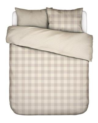 Essenza Essenza Chess Dekbedovertrek 260x200/220 Oatmeal
