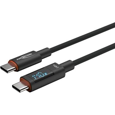 Ansmann 1700-0176 USB-kabel USB 2.0 1,2 m USB C Antraciet Ansmann 1700-0176 USB-kabel USB 2.0 1,2 m USB C Antraciet