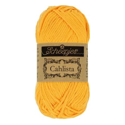 Scheepjes Cahlista 50g - 208 Yellow Gold - Haakgaren / Breigaren