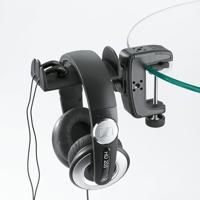 K&M 16085 Hoofdtelefoon houder met tafelklem - thumbnail