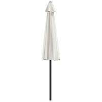 VidaXL Balkonparasol half met aluminium paal 270x144 cm zandkleurig - thumbnail