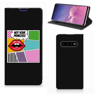 Samsung Galaxy S10 Hippe | Standcase | Popart Princess Samsung Galaxy S10 Hippe | Standcase | Popart Princess