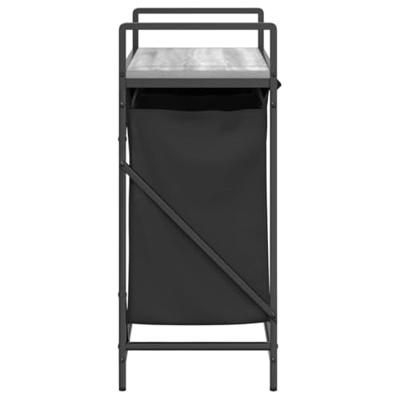 Wasmand 2 vakken met plank grijs sonoma eiken Wasmand 2 vakken met plank grijs sonoma eiken