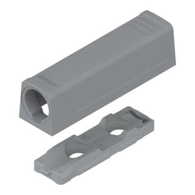 blum TIP-ON Adapterplaat recht*maat A20/17 Kleur: R7036 platinagrijs