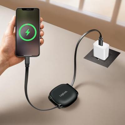 LogiLink CU0500 USB-C-kabel USB 2.0 USB-C stekker 1.00 m Zwart Stekker past op beide manieren, Om te ontdraaien LogiLink CU0500 USB-C-kabel USB 2.0 USB-C stekker 1.00 m Zwart Stekker past op beide manieren, Om te ontdraaien