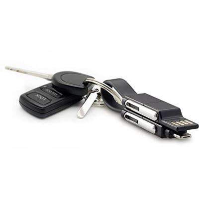 Renkforce USB Adapterkabel [1x USB-A 2.0 stekker, USB-C stekker - 1x Apple dock-stekker Lightning, USB-C stekker, Micro-USB-stekker] 0.20 m