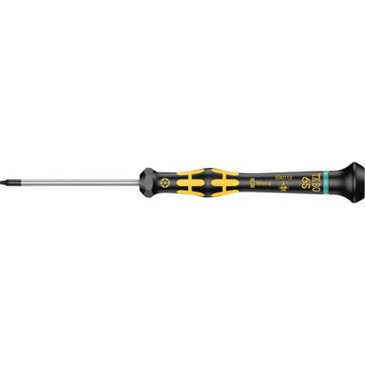 Wera 1567 TORX® BO ESD Kraftform Micro Schroevendraaier met Boring, TX 8 BO x 60 mm - 05030114001