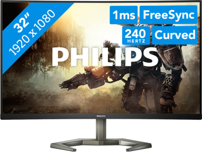 Philips Evnia 32M1C5200W/00 32 Full HD 240Hz Curved VA Gaming Monitor