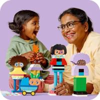 LEGO 10423 DUPLO My Town-personages om te bouwen met verschillende emoties, speelgoed met 71 stenen met 5 personages. - thumbnail