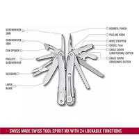 Victorinox Swiss Tool Spirit MX Clip 3.0224.MKB1 Multitool Aantal functies 24 Zilver - thumbnail