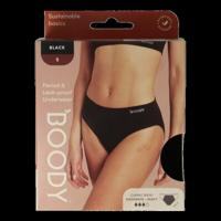 Boody Menstruatieondergoed Bikinislip Zwart Normaal/Hevig Maat S - thumbnail
