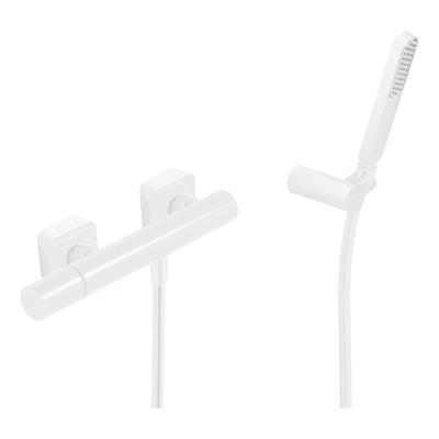 Douchemengkraan Tres Loft Colors met Handdouche 29.2x8 cm Rond Mat Wit