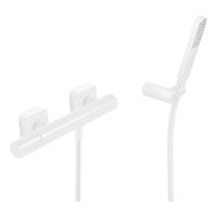 Douchemengkraan Tres Loft Colors met Handdouche 29.2x8 cm Rond Mat Wit - thumbnail