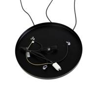 QAZQA Art Deco hanglamp goud 3-lichts - Wesley - thumbnail