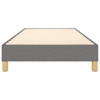 Boxspringframe stof donkergrijs 90x190 cm - thumbnail